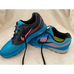 Womens Nike Running Shoes 7.5 Zoom Fly 2 Blue Black Pink